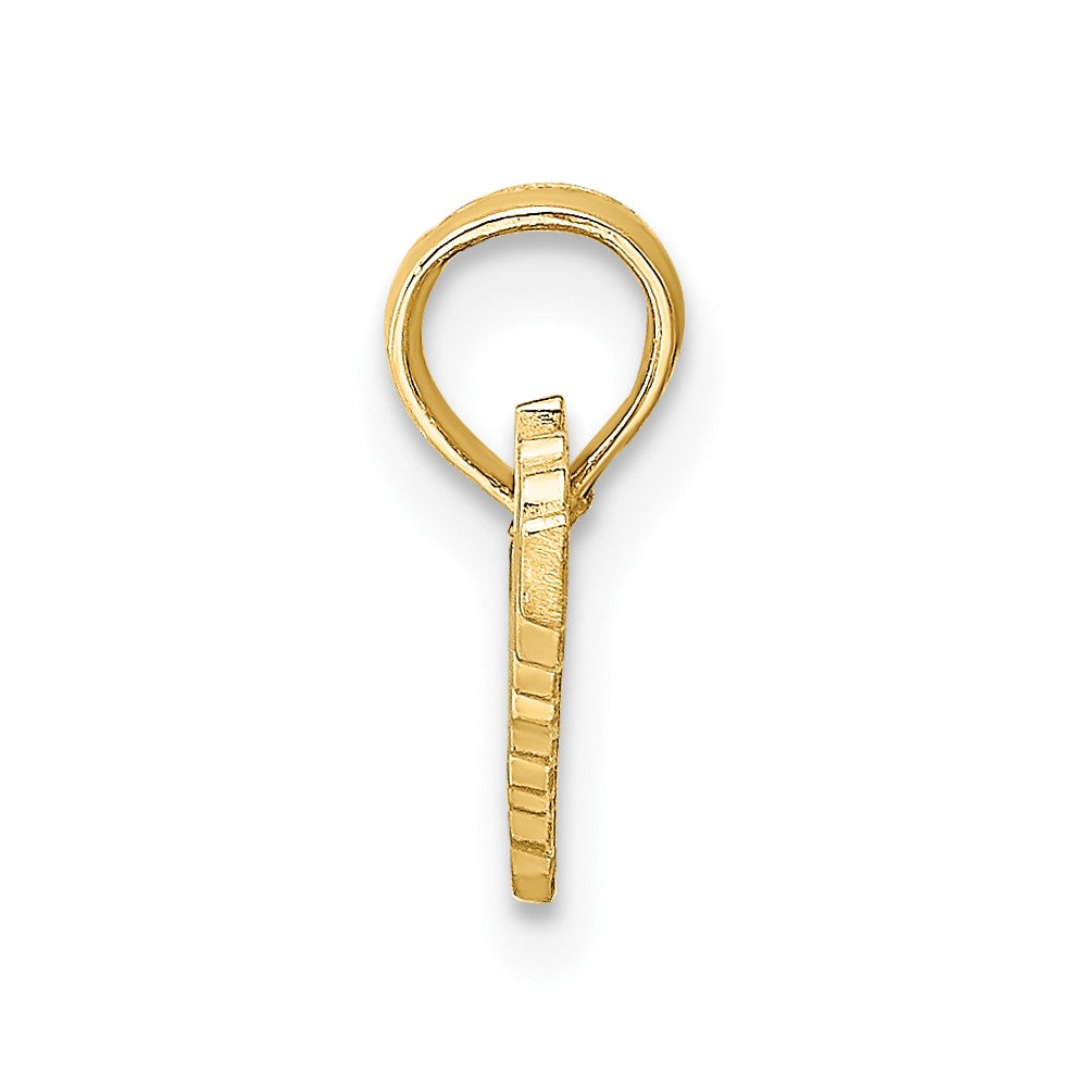 10k Yellow Gold 14.65 mm TEACHER Charm (0.4 grams)