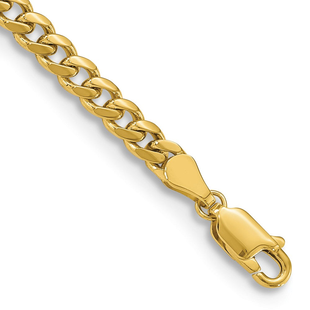 10k Yellow Gold 4.25 mm Solid Miami Cuban Chain (9.73 grams)