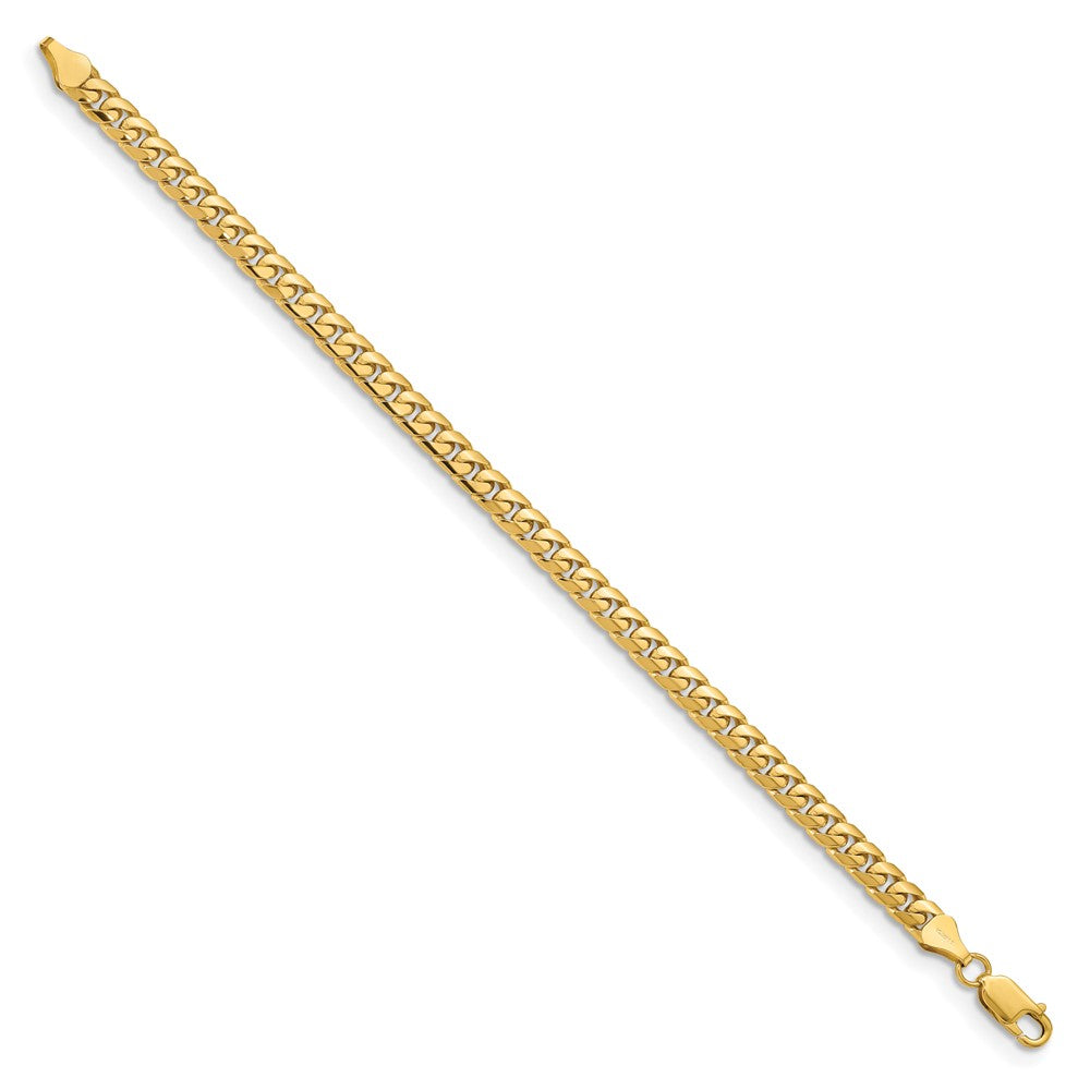 10k Yellow Gold 5.5 mm Solid Miami Cuban Bracelet (14.24 grams)