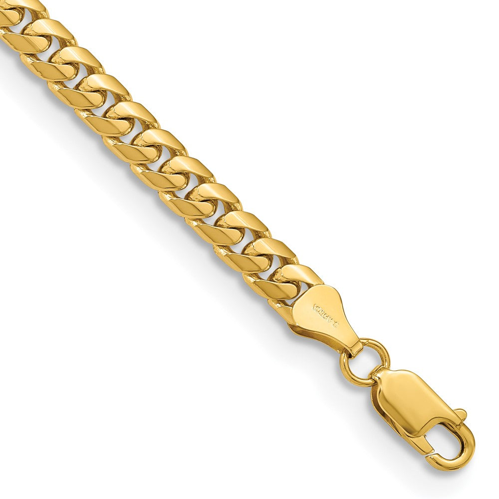 10k Yellow Gold 5.5 mm Solid Miami Cuban Bracelet (14.24 grams)