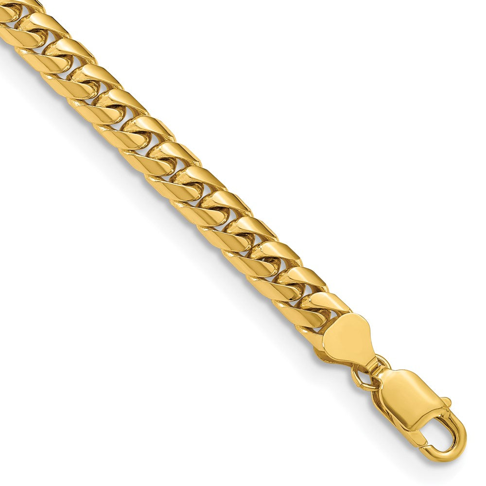 10k Yellow Gold 6.75 mm Solid Miami Cuban Bracelet (23.67 grams)