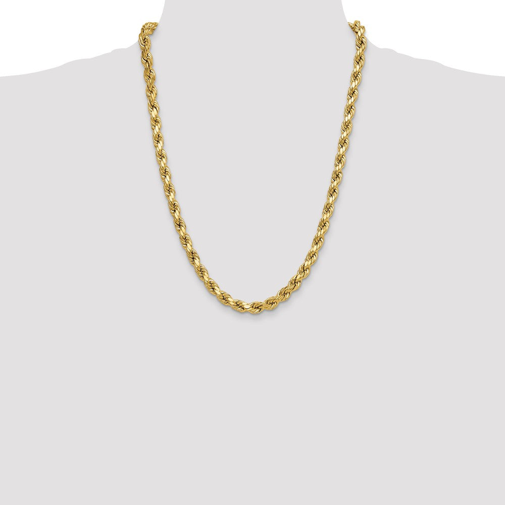 10k 8.0mm Semi-solid D/C Rope Chain