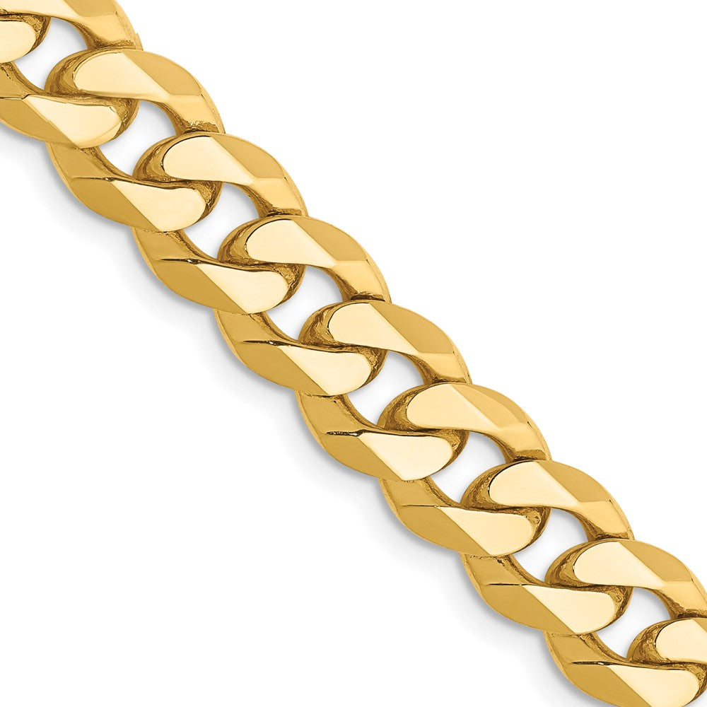 10k Yellow Gold 8.25 mm Flat Beveled Curb Chain (56.95 grams)