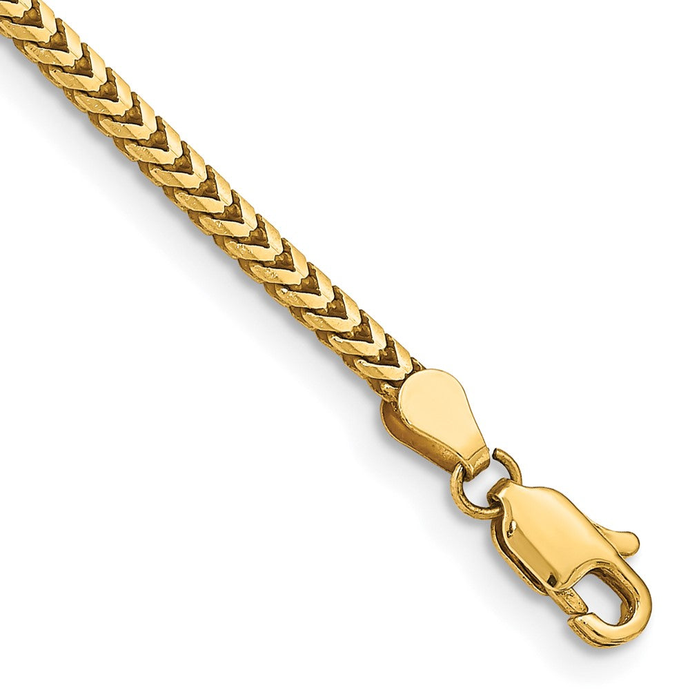 10k Yellow Gold 2.5 mm Franco Bracelet (7.41 grams)