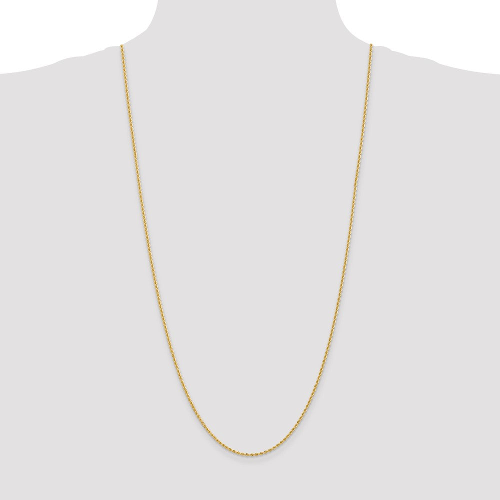 10k Yellow Gold 2 mm Regular Rope Chain (4.21 grams)