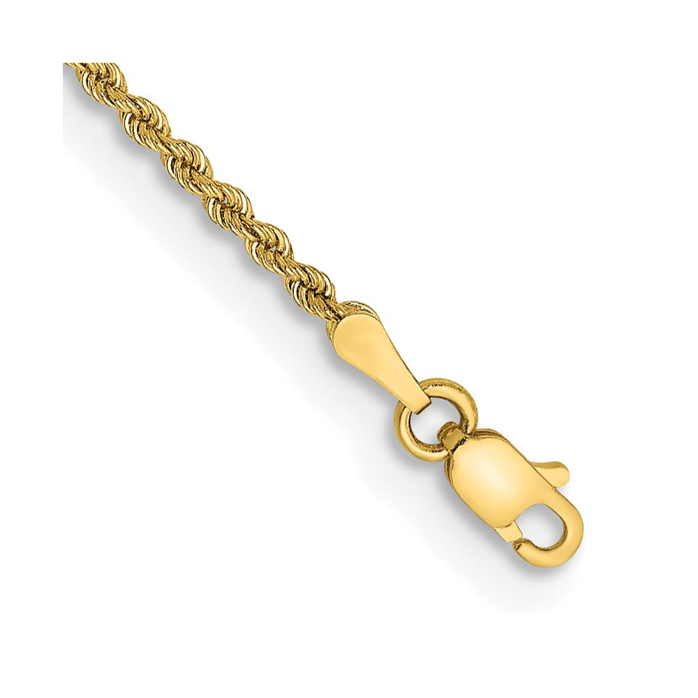 10k Yellow Gold 2 mm Regular Rope Bracelet (1.97 grams)