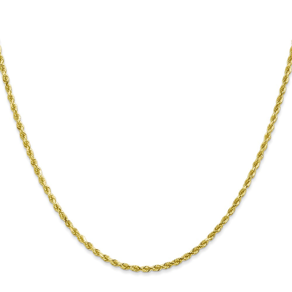 10k Yellow Gold 2 mm Diamond-cut Rope Chain (6.12 grams)