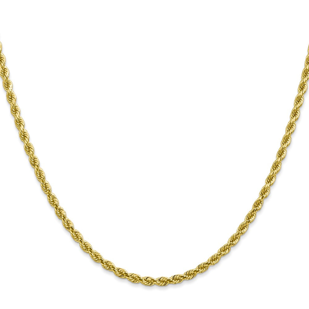 10k Yellow Gold 2.75 mm Diamond-cut Rope Chain (9.92 grams)