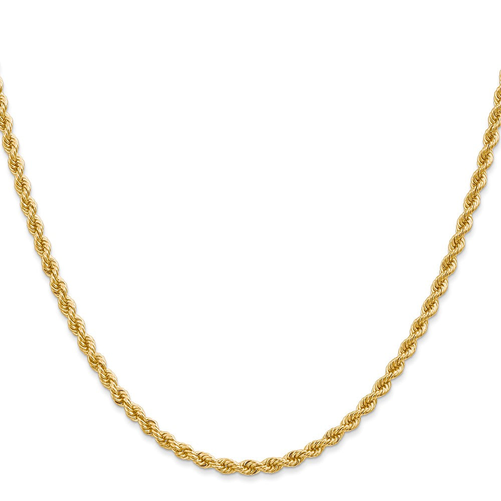 10k Yellow Gold 2.75 mm Regular Rope Chain (10.28 grams)