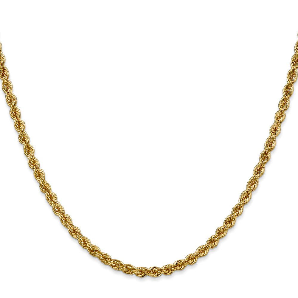 10k Yellow Gold 3 mm Regular Rope Chain (11.33 grams)