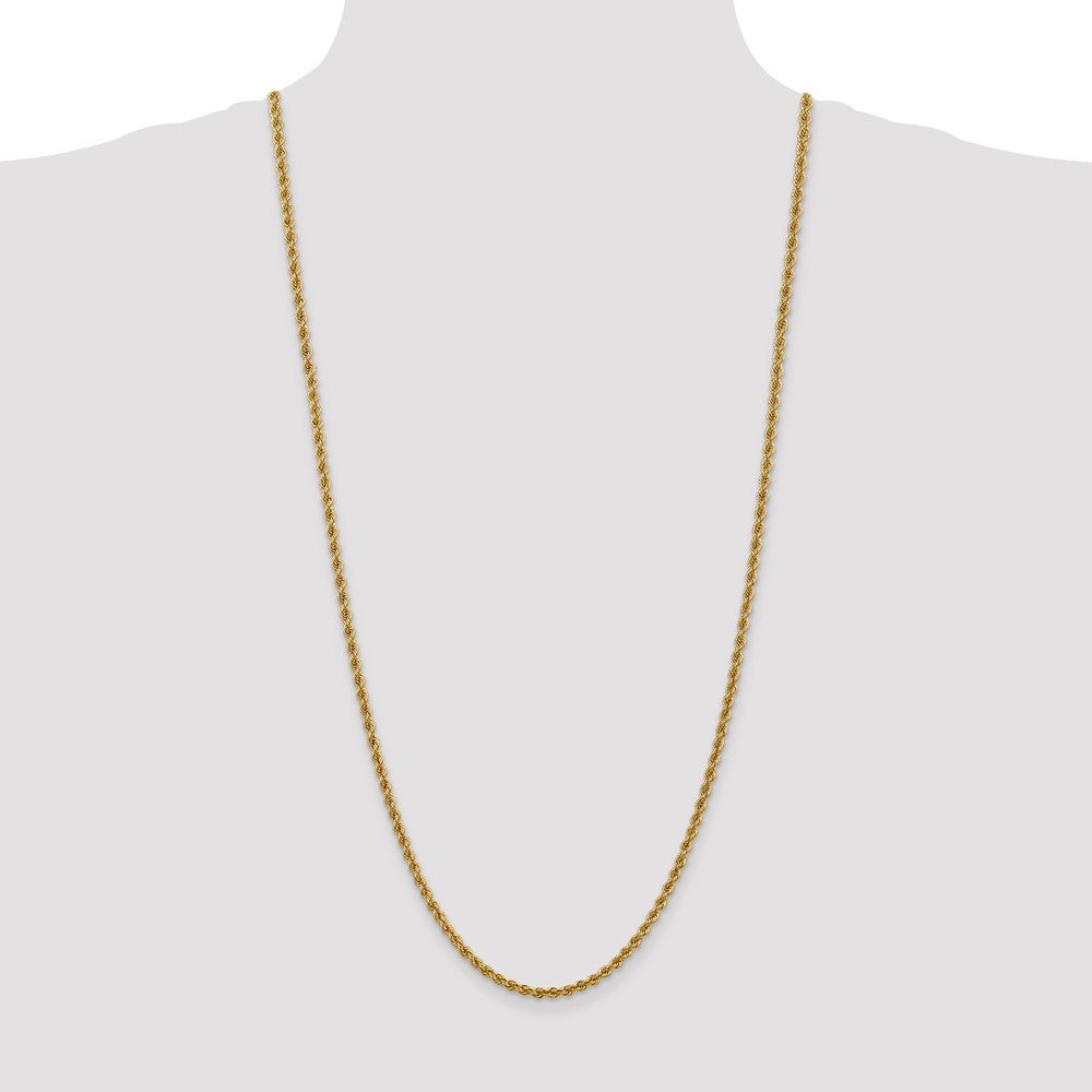 10k Yellow Gold 3 mm Regular Rope Chain (11.33 grams)