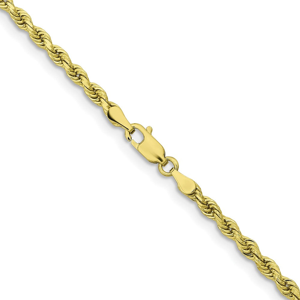 10k Yellow Gold 3.25 mm Diamond-cut Rope Chain (12.81 grams)