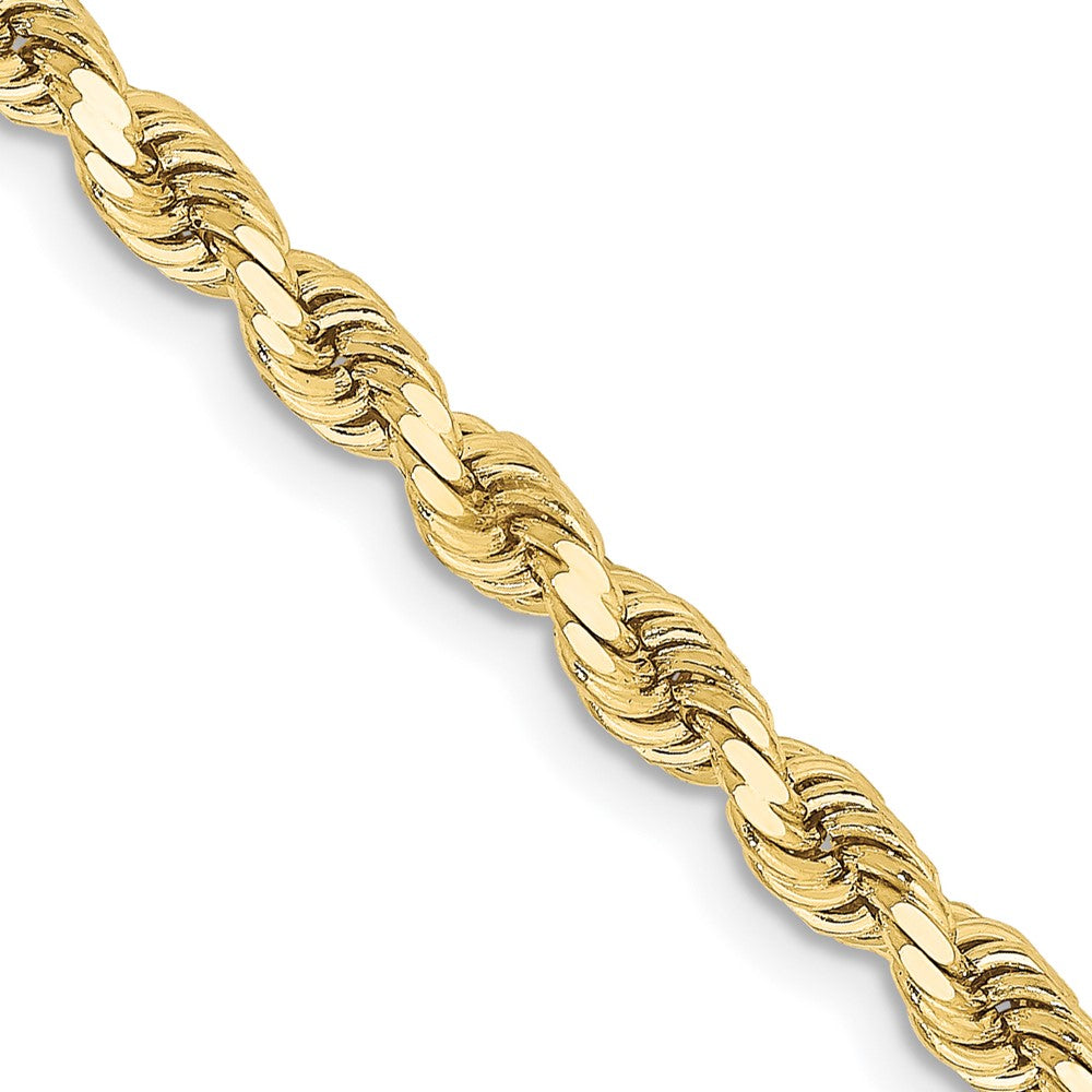 10k Yellow Gold 3.25 mm Diamond-cut Rope Chain (12.81 grams)