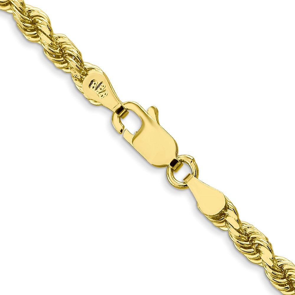 10k Yellow Gold 3.5 mm Diamond-cut Rope Chain (13.81 grams)