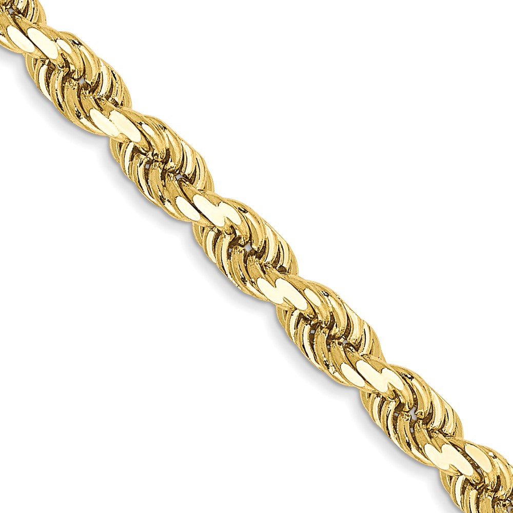 10k Yellow Gold 3.5 mm Diamond-cut Rope Chain (13.81 grams)