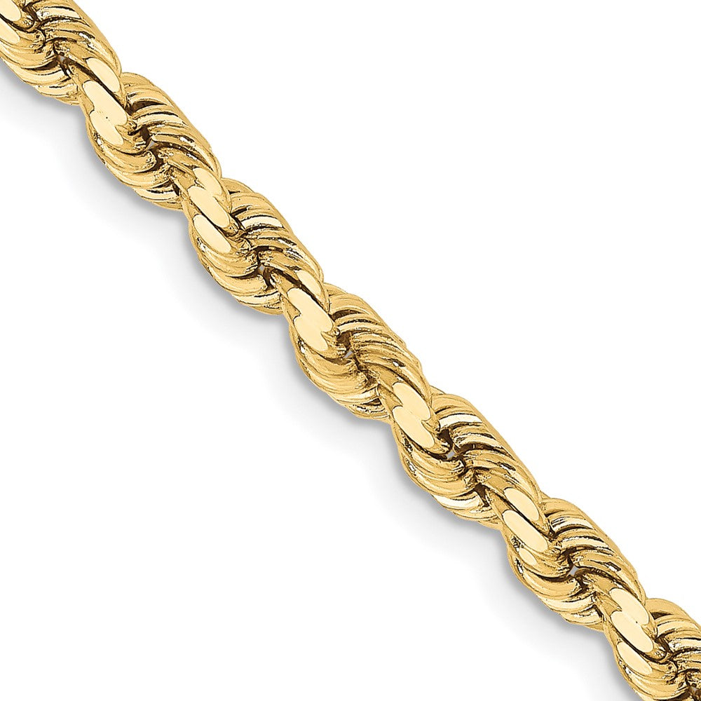 10k Yellow Gold 3.75 mm Diamond-cut Rope Chain (14.94 grams)