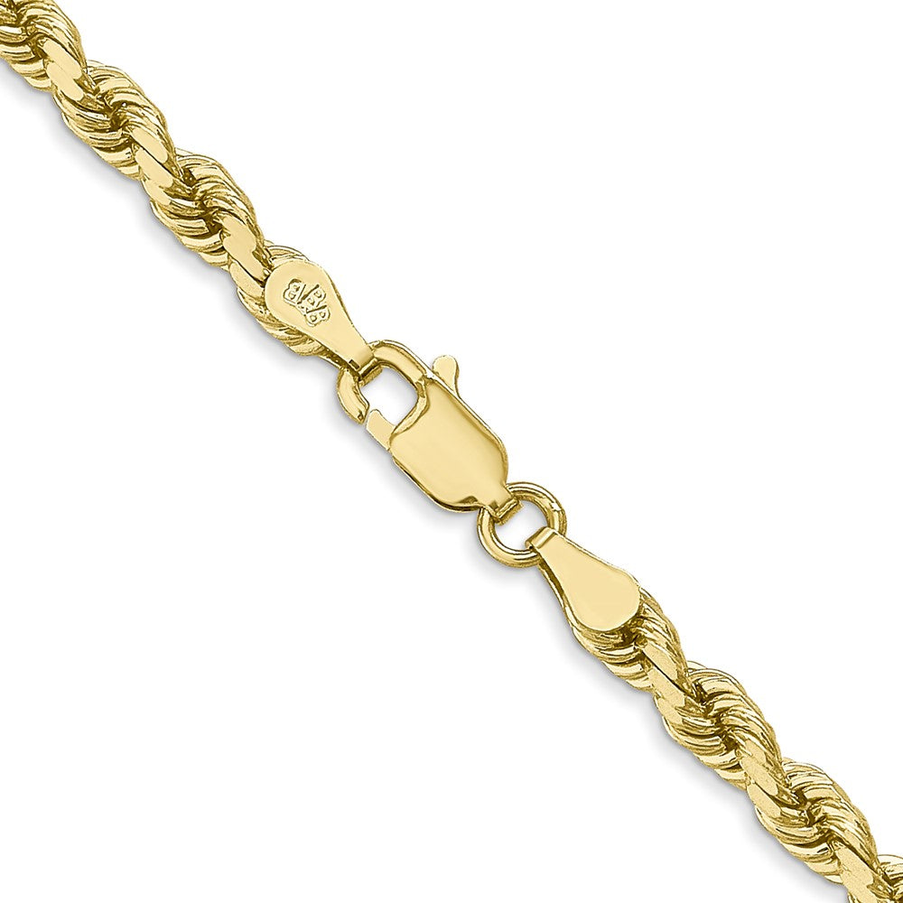 10k Yellow Gold 4 mm Diamond-cut Rope Chain (18.4 grams)