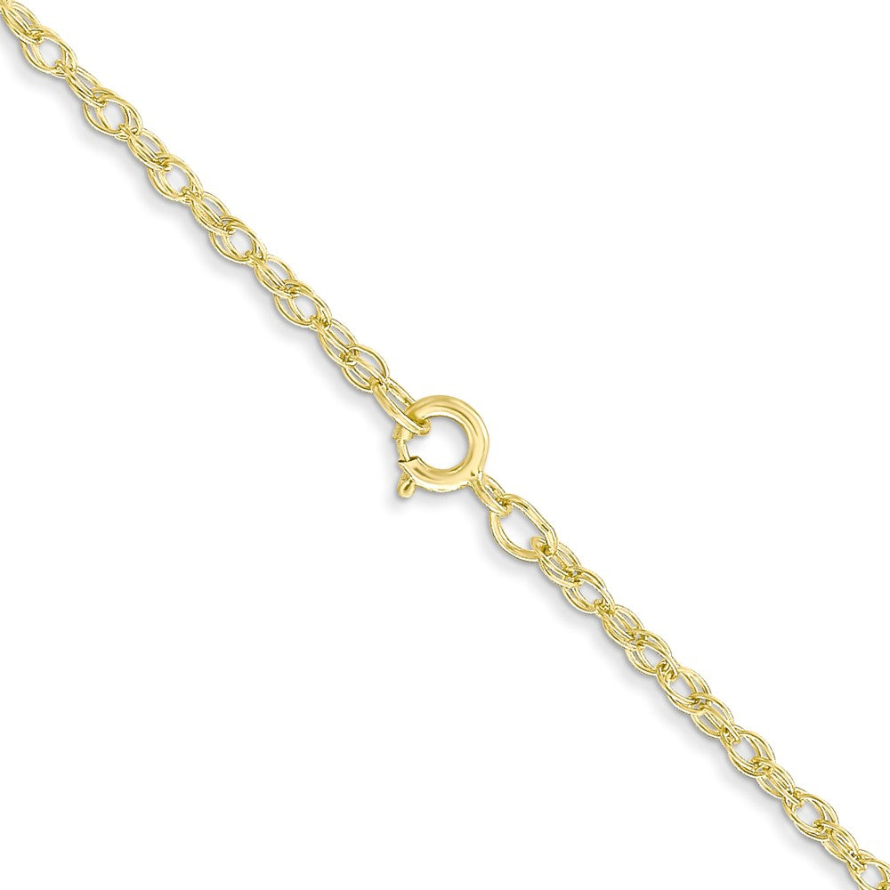 10k Yellow Gold 1.35 mm Carded Cable Rope Chain