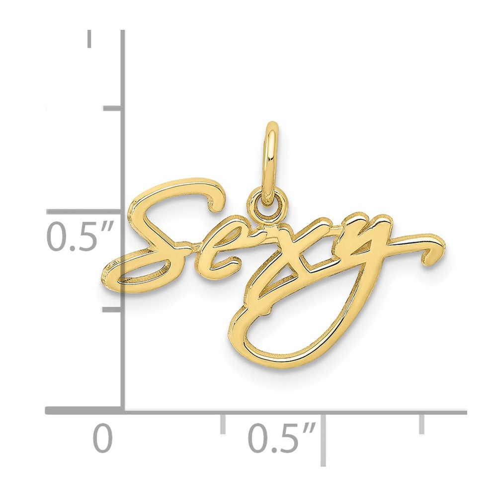 10k Yellow Gold 22 mm Sexy Charm (0.63 grams)