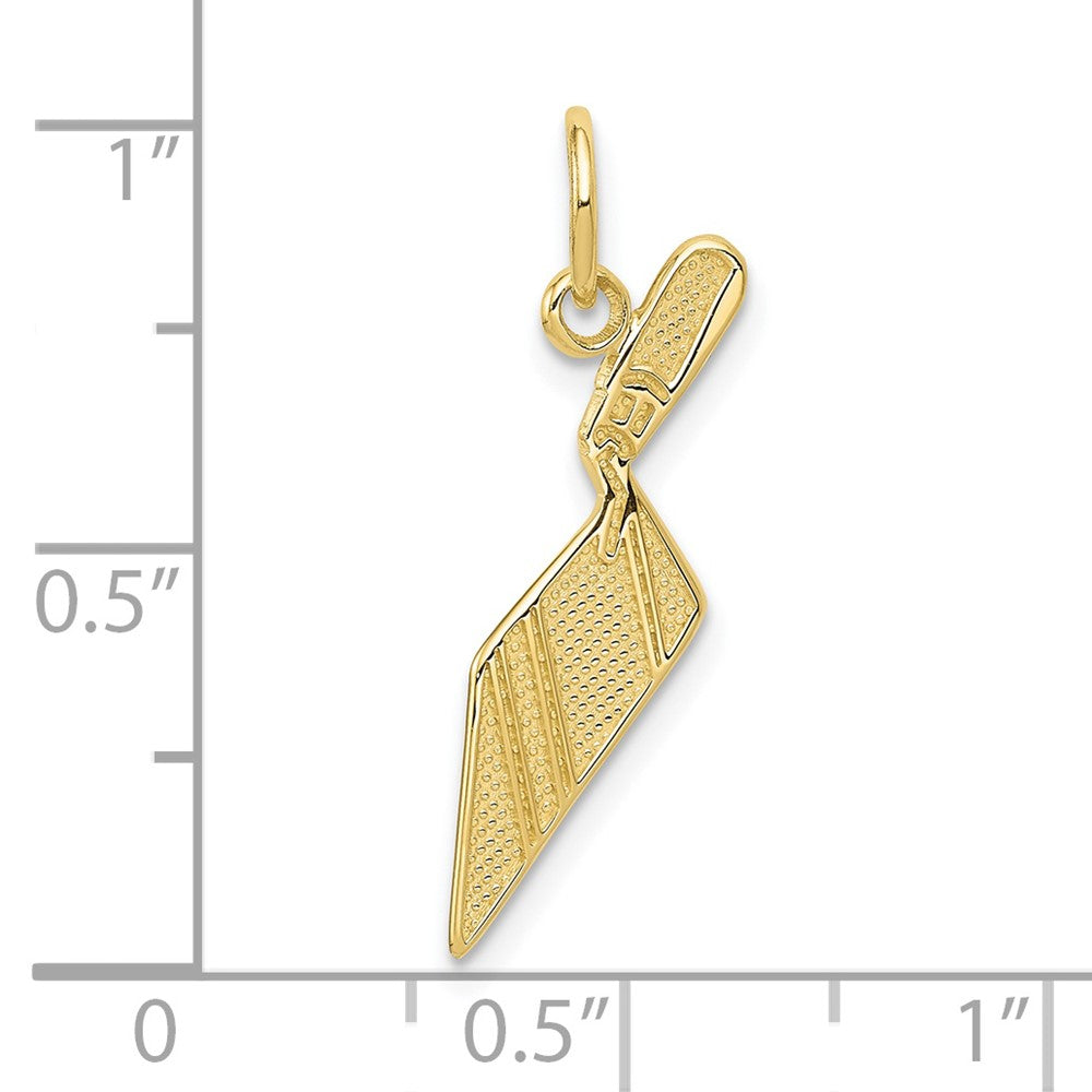 10k Yellow Gold 15 mm Brick Trowel Charm (0.55 grams)