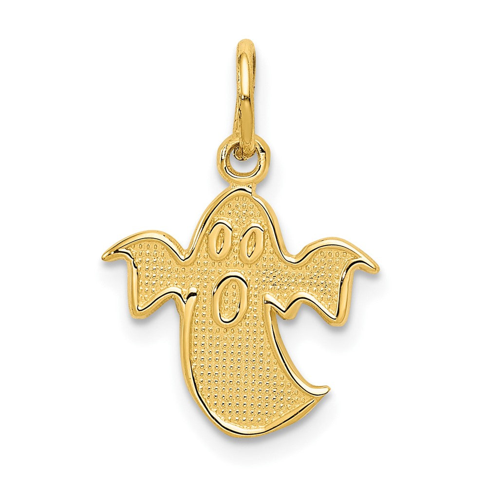 10k Yellow Gold 12 mm Ghost Charm (0.49 grams)