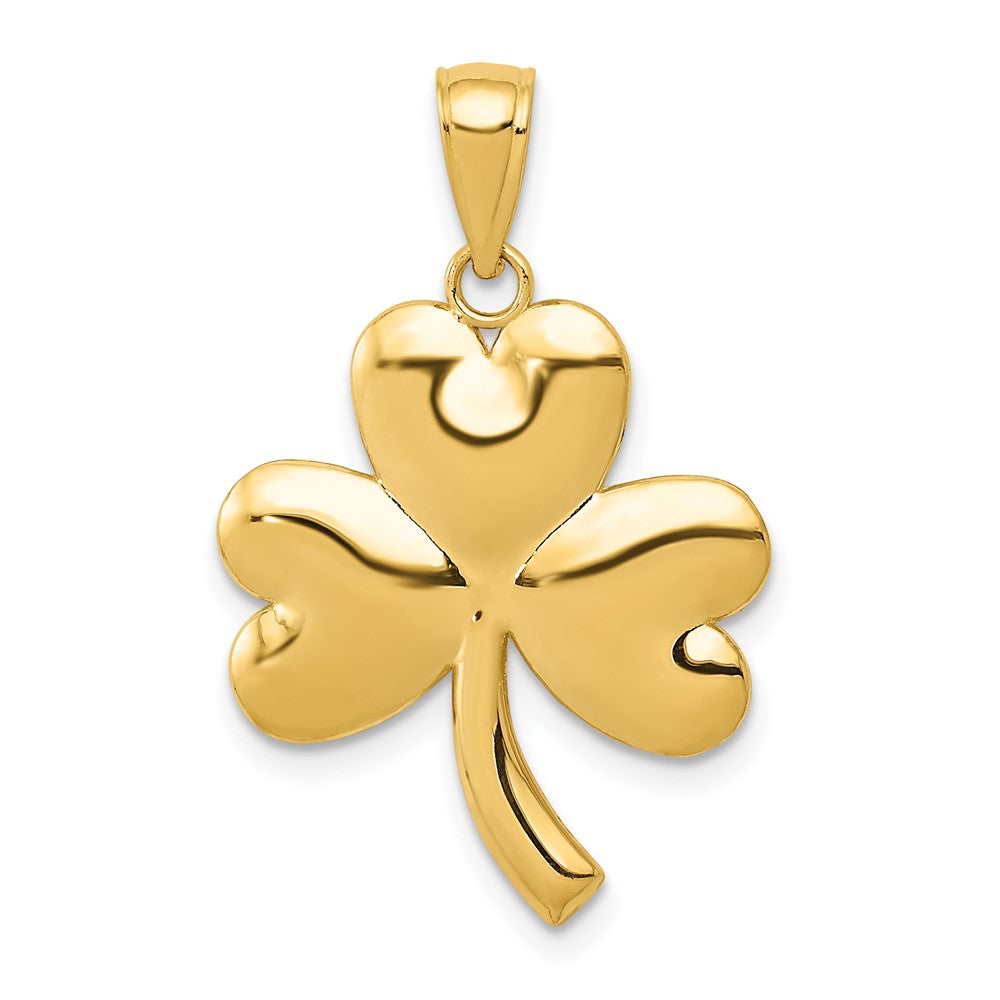 10k Yellow Gold 19 mm Shamrock Charm (1.57 grams)