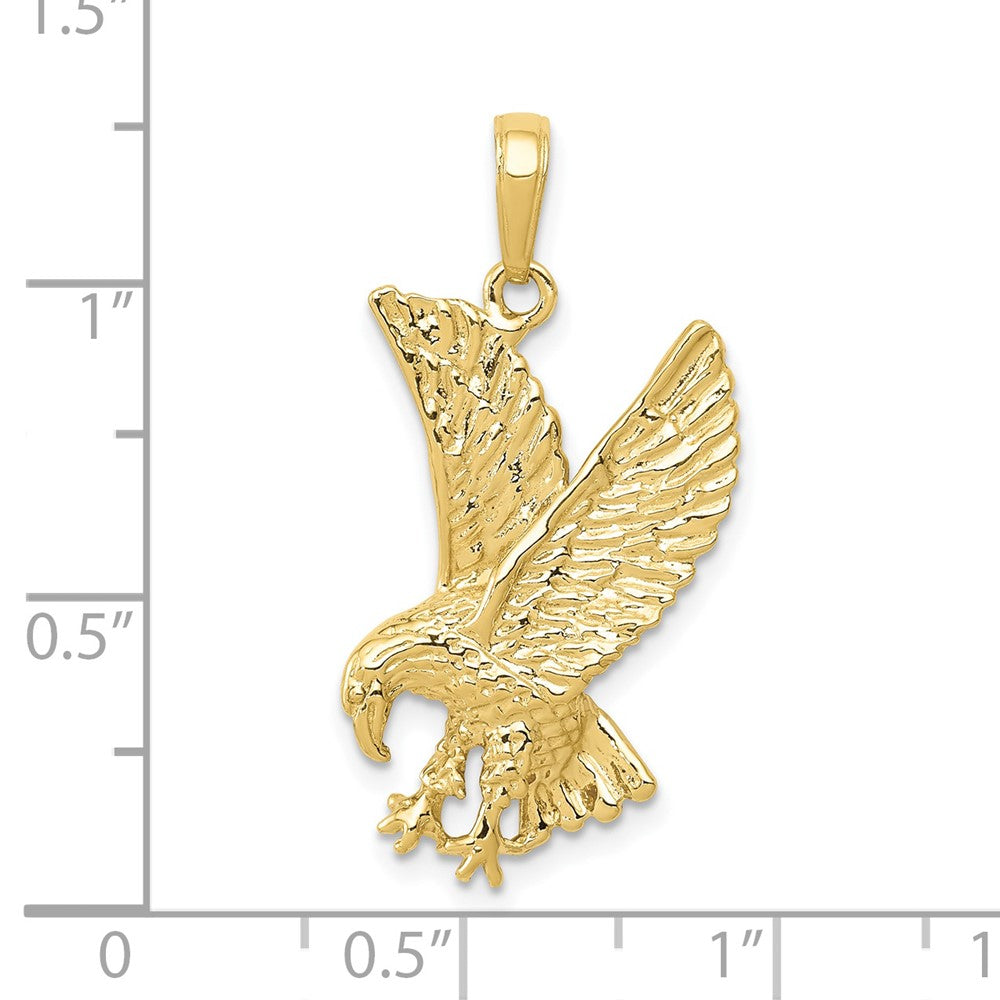 10k Yellow Gold 16 mm Eagle Charm (2.2 grams)