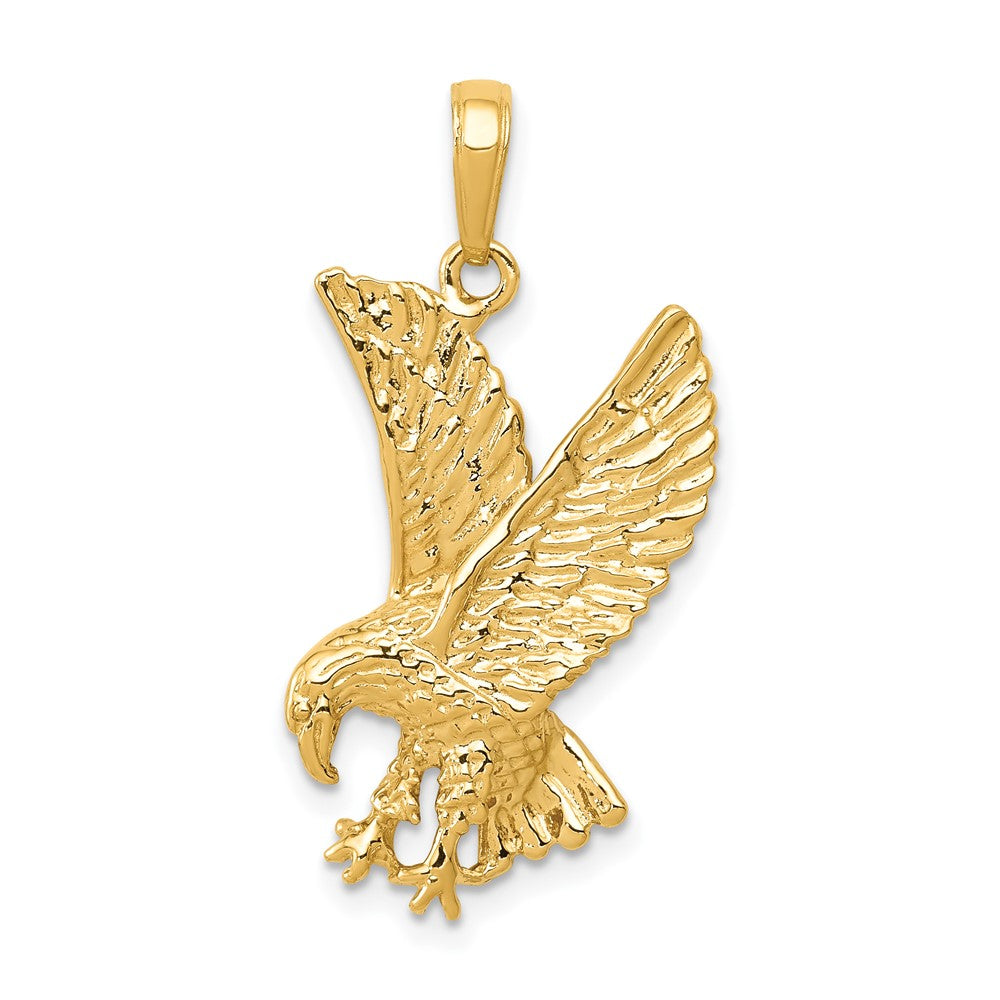 10k Yellow Gold 16 mm Eagle Charm (2.2 grams)