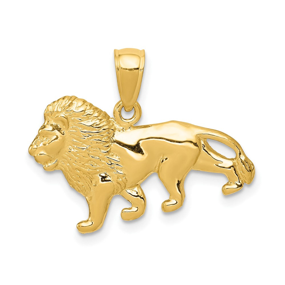 10k Yellow Gold 24 mm Lion Charm (1.64 grams)