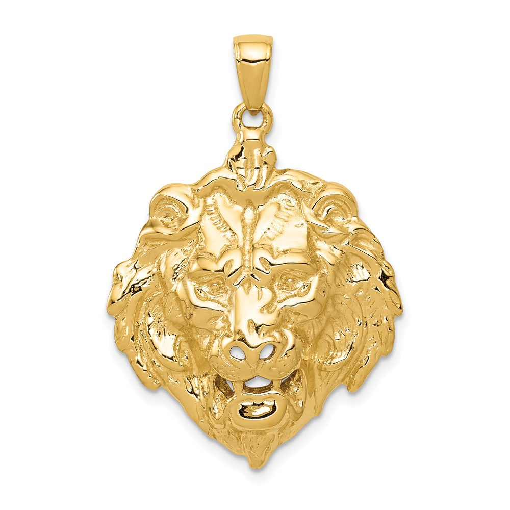 10k Yellow Gold 25 mm Lion Charm (6.09 grams)