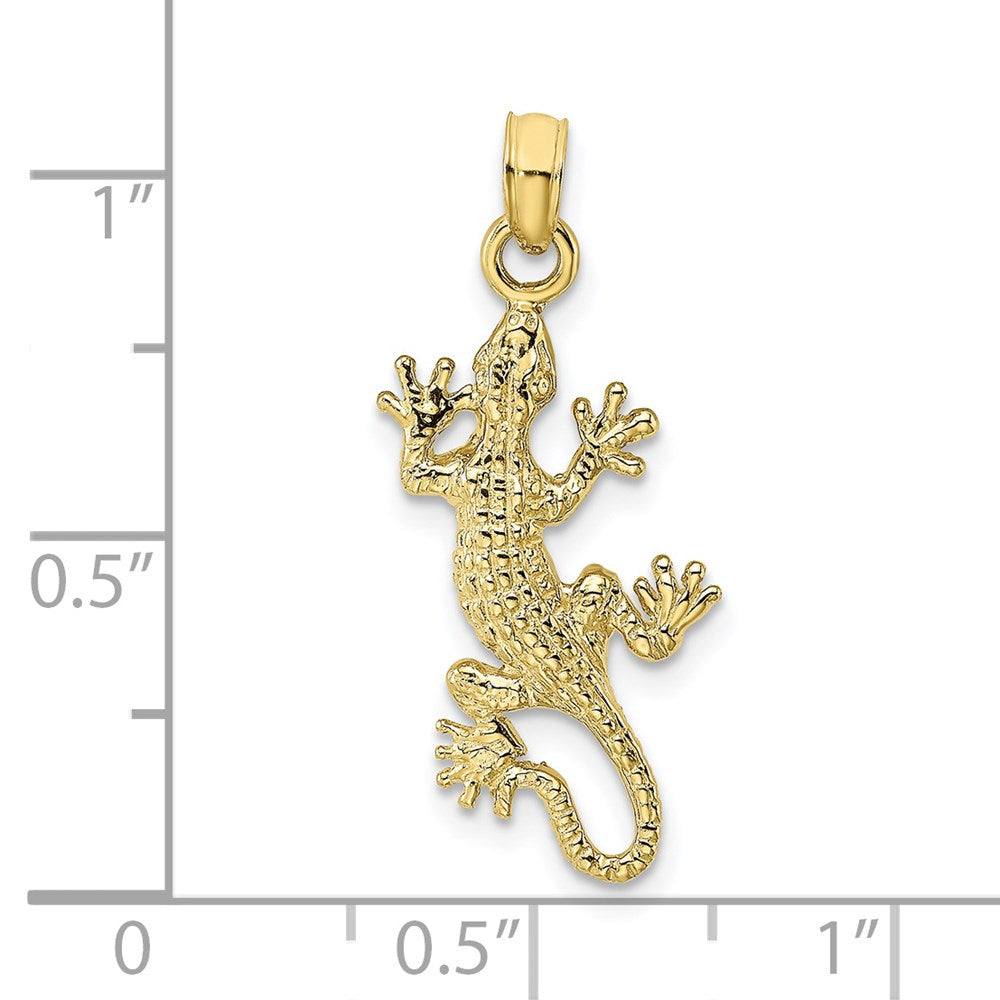 10k Yellow Gold 10.8 mm Lizard Charm (1.42 grams)