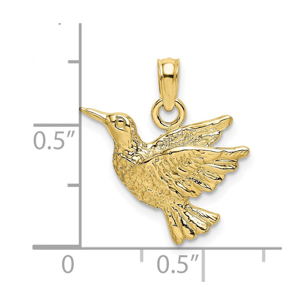 10k Yellow Gold 15.2 mm ngbird Charm (0.93 grams)