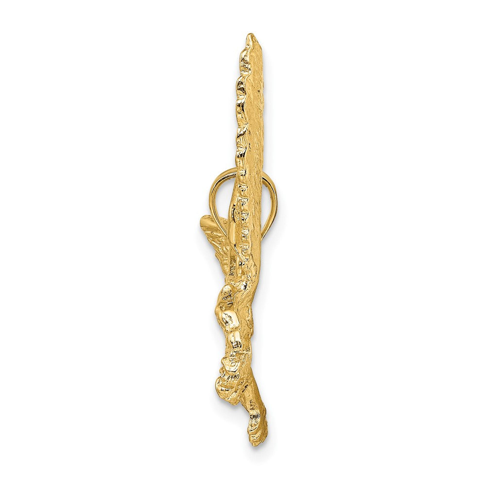 10k Yellow Gold 34.8 mm Touching Claws Charm (4.94 grams)