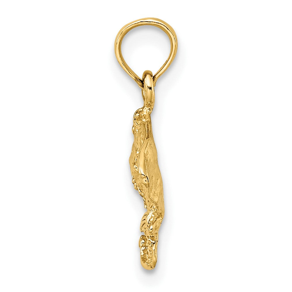 10k Yellow Gold 11 mm Stingray Charm (0.64 grams)