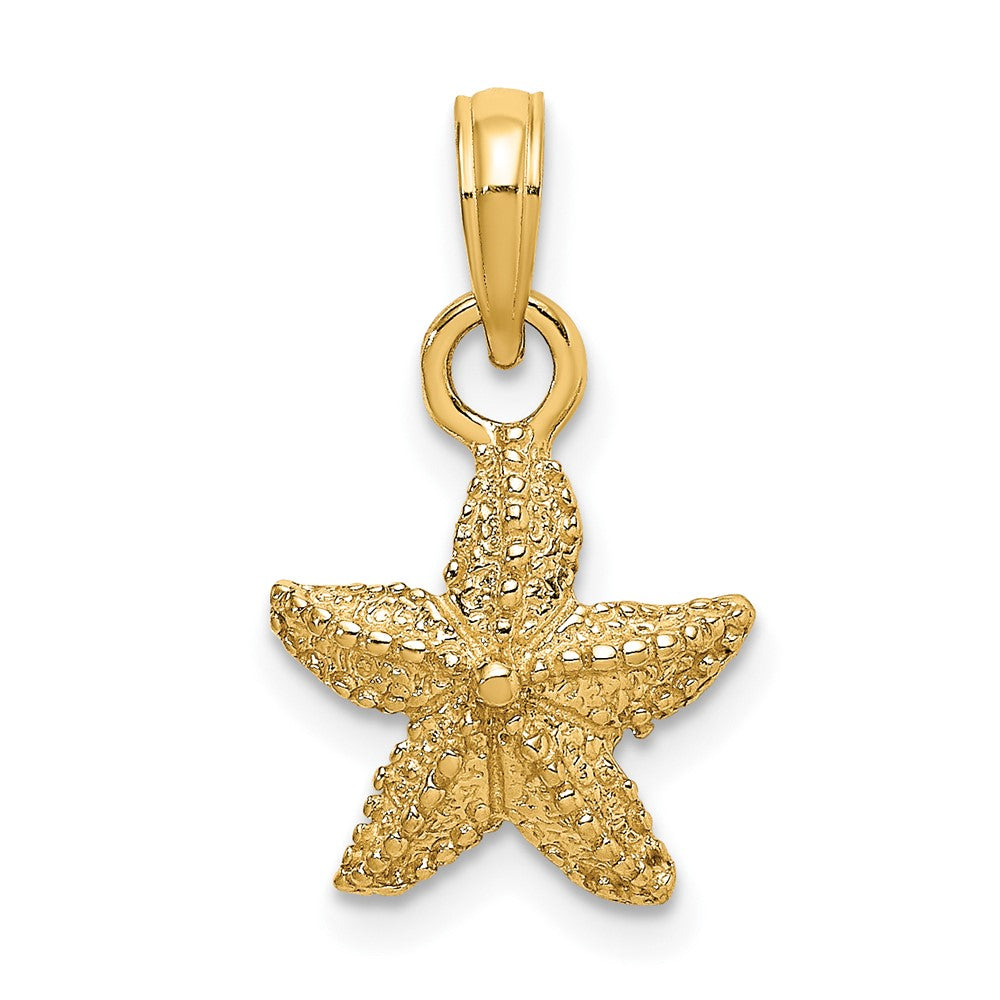 10k Yellow Gold 11.9 mm Starfish Charm (1.43 grams)