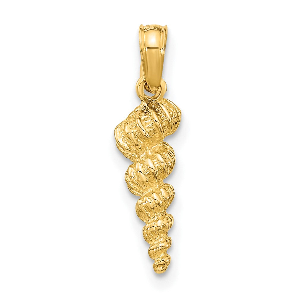 10k Yellow Gold 5.27 mm n Wentletrap Shell Charm (0.99 grams)