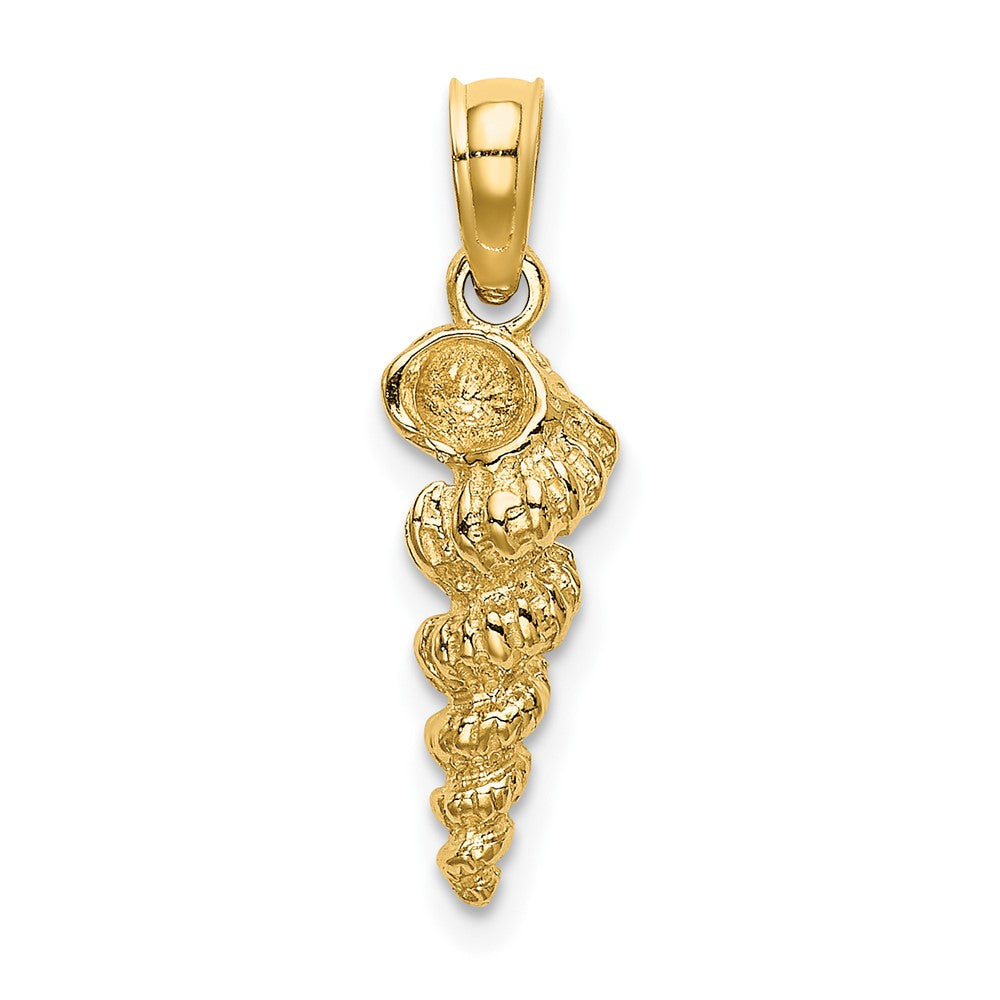 10k Yellow Gold 5.27 mm n Wentletrap Shell Charm (0.99 grams)