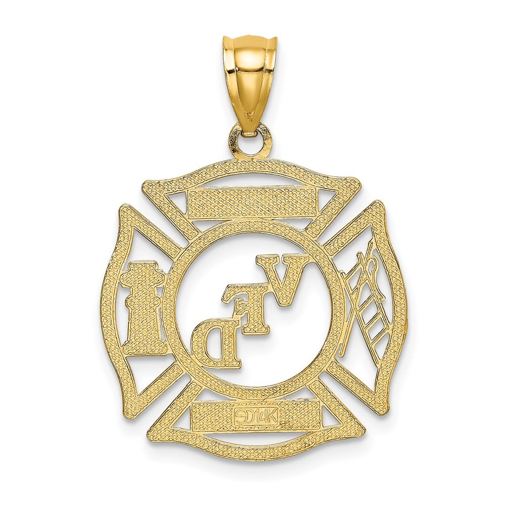 10k Yellow Gold 20.8 mm VFD DWIGHT MEMBER In Shield Charm (1.33 grams)