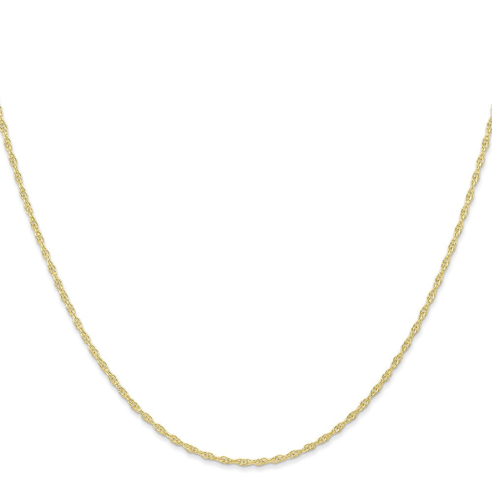 10k Yellow Gold 1.15 mm Carded Cable Rope Chain