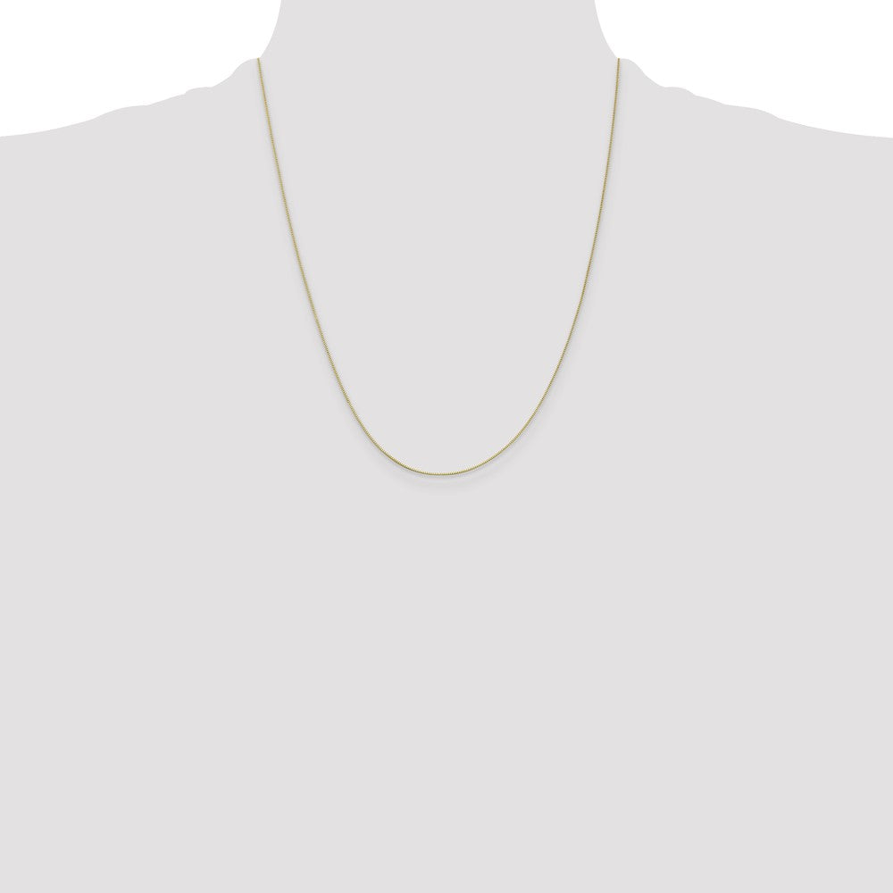 10k Yellow Gold 0.5 mm Box Chain