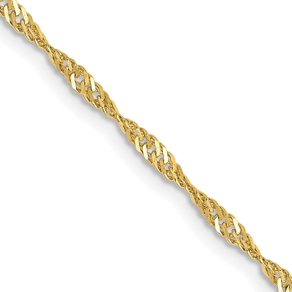 10k Yellow Gold 1.7 mm Singapore Chain (1.89 grams)