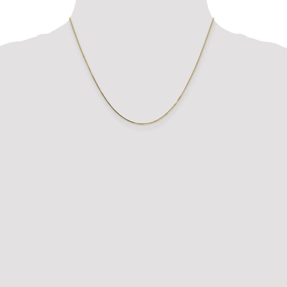 10k Yellow Gold 0.7 mm Box Chain