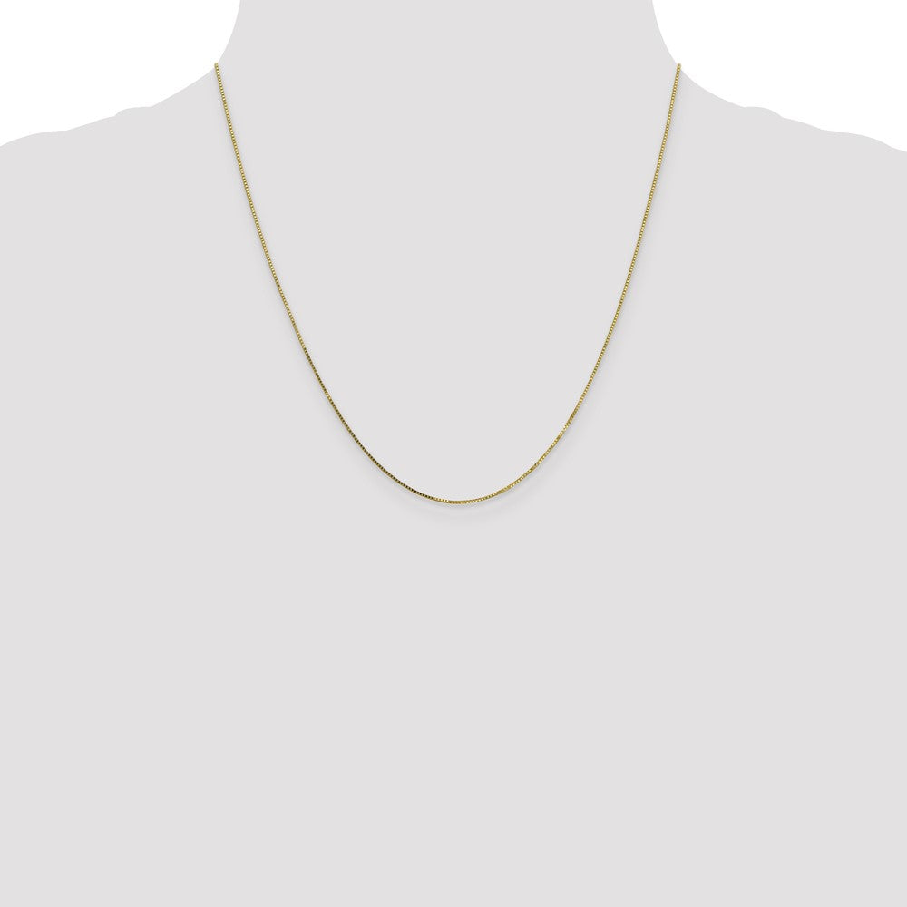 10k Yellow Gold 0.7 mm Box Chain