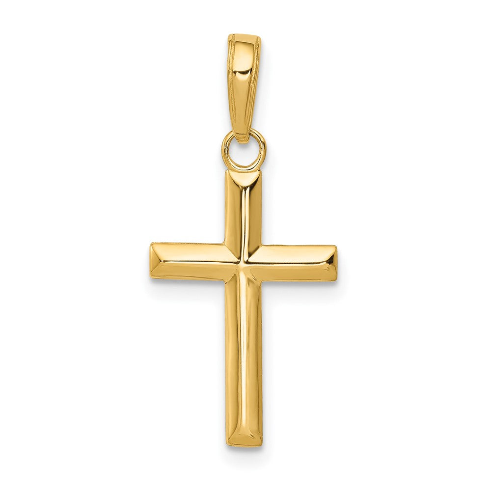 10k Yellow Gold 11 mm Small Cross Pendant (0.53 grams)