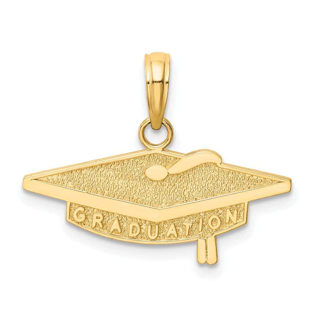 10k Yellow Gold 23 mm Graduation Charm (1.19 grams)