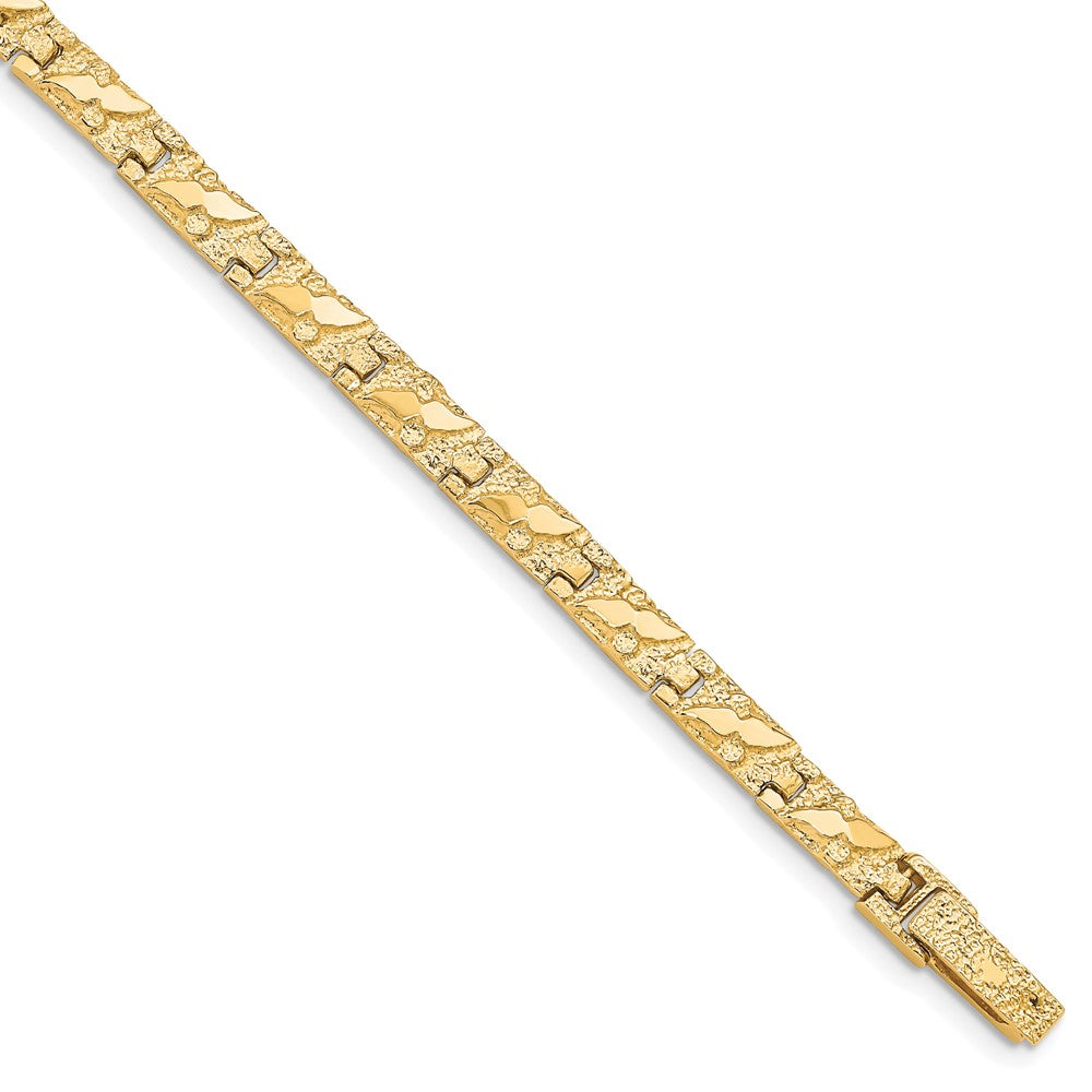 10k 4.0mm NUGGET Bracelet (8.71 grams)