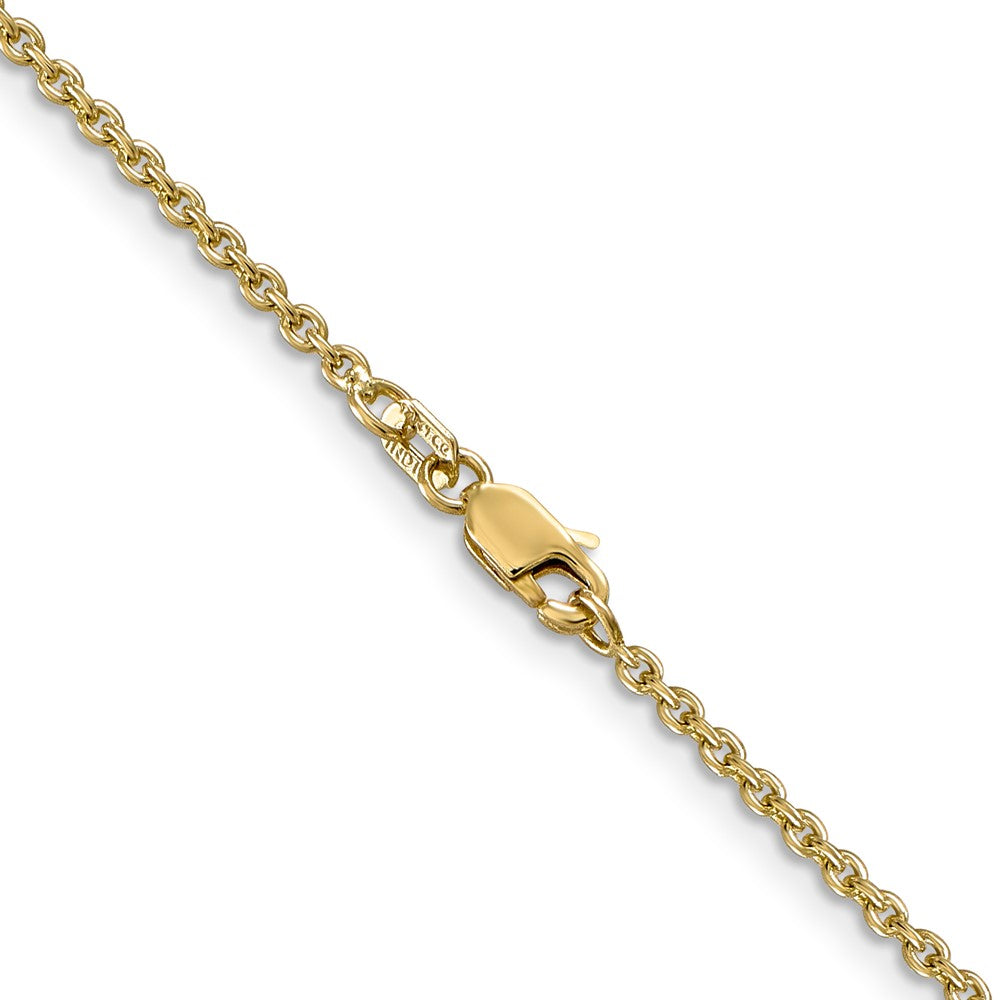 10k Yellow Gold 1.8 mm Forzantine Cable Chain (3.72 grams)