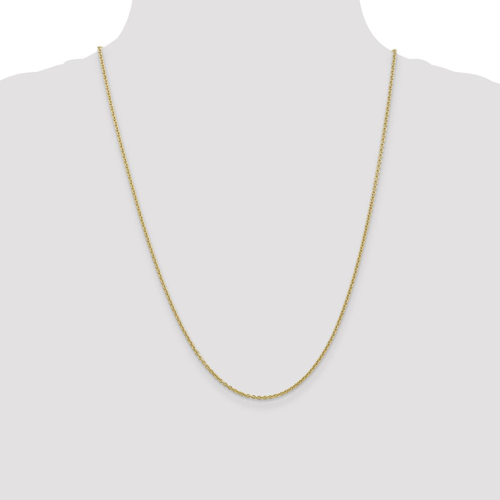 10k Yellow Gold 1.8 mm Forzantine Cable Chain (3.72 grams)