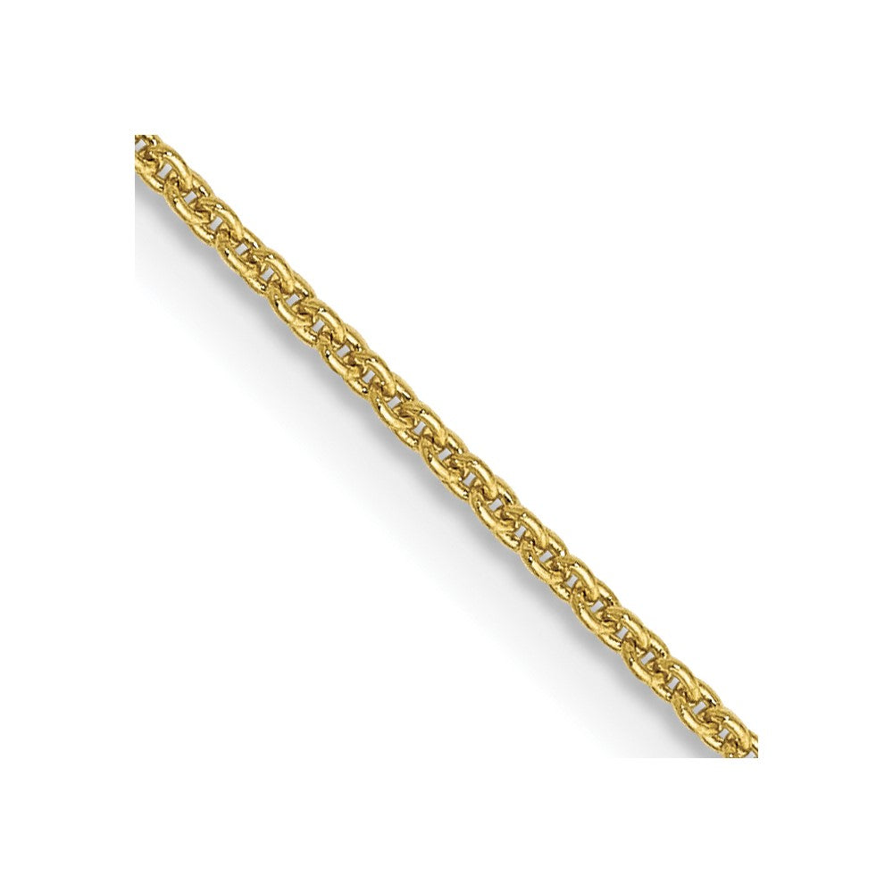 10k Yellow Gold 0.9 mm Cable Chain