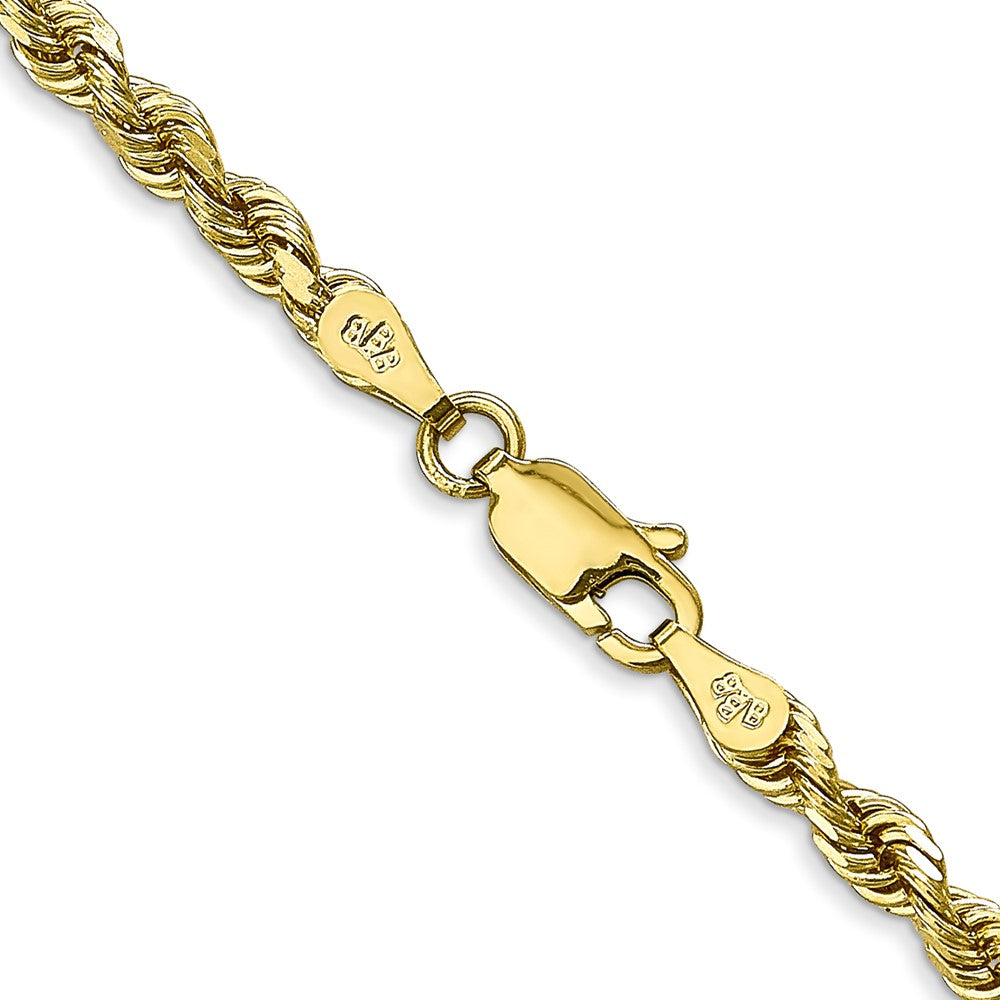 10k Yellow Gold 3.35 mm D/C Quadruple Rope Chain (13.45 grams)